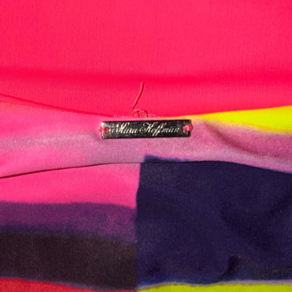 Mara Hoffman One Pice Colorful Bathing Suit Size S - Picture 4 of 5